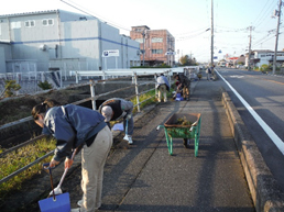 道路の清掃1